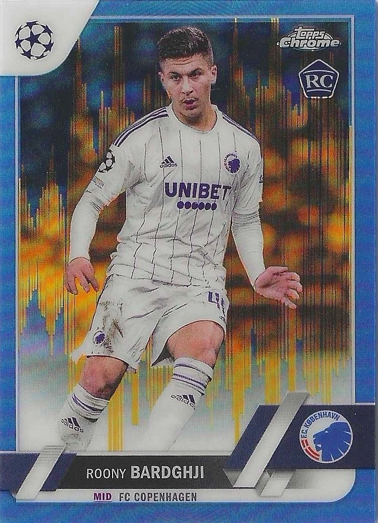 2022-23 Topps Chrome UEFA Club Competitions Roony Bardghji #40 for