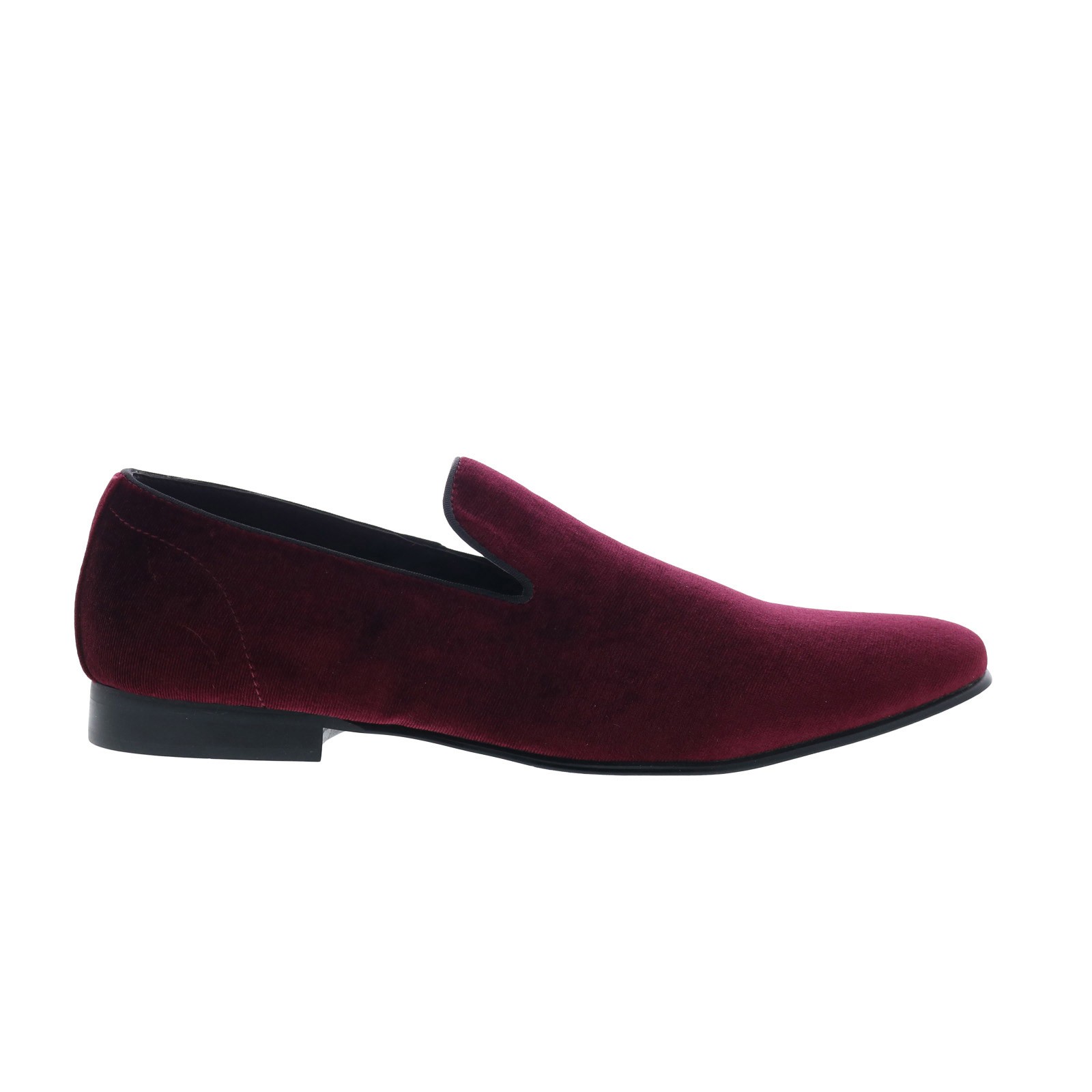 Steve Madden Luckey LUCK01M1 Mens Burgundy Loafers & Slip Ons Casual Shoes