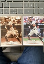 2025 Topps Stadium Club - Mike Piazza #156 Sepia card and Base card