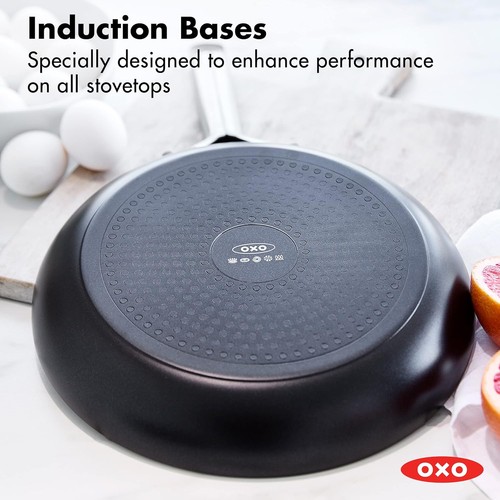 OXO Agility Series 8" Frying Pan Skillet, Ceramic Nonstick Cookware Pfas-Free, I - Picture 6 of 8