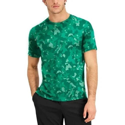 ID Ideology Men's Big & Tall Birdseye Printed Training T-Shirt Bold Emerald-2XLT - Picture 6 of 8