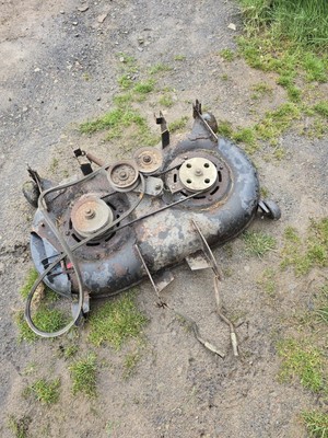 bolens twin ride on lawn mower cutting deck 38