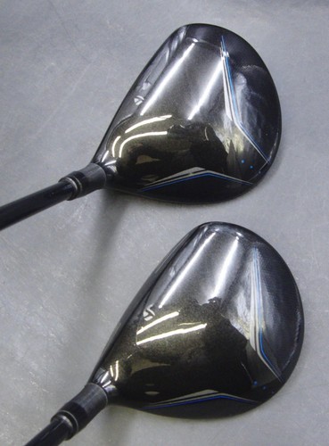 Set of 2 TaylorMade Jetspeed Black 15° 3+ 19° 5 Woods Regular Graphite Shafts* - Picture 2 of 5