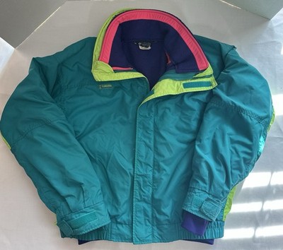 VTG 90s Columbia Sportswear Bugaboo 2-In-1 Fleece Lined USA Made Jacket - M  