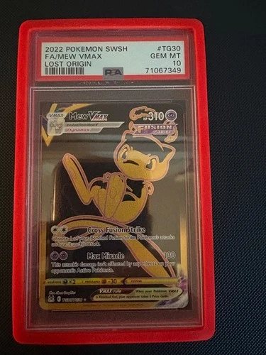 Mew Vmax TG30/TG30 Lost Origin English PSA Graded 10 Pokemon TCG