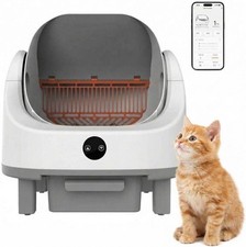 Large Automatic Self-Cleaning Cat Litter Box with APP Control for Multiple Cats