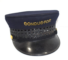 Vintage 1970 Union Pacific Railroad Conductor Hat