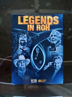 ROH Wrestling: Legends In ROH (DVD, 2017, 3-Disc Set) Ring of Honor - Ric Flair