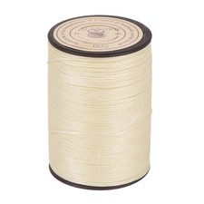 Waxed Cord 0.55mm Cream Waxed Polyester Cord 131 Yards String Thread