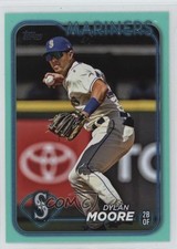 2024 Topps Series 2 Aqua Dylan Moore #441 1j0t