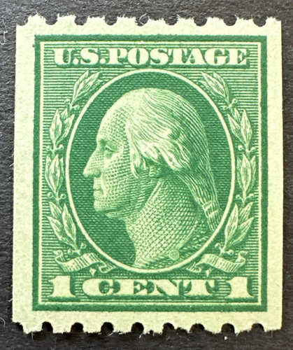 US 1912 Scott # 410 Coil Stamp MNH perf. 8.5 Washington