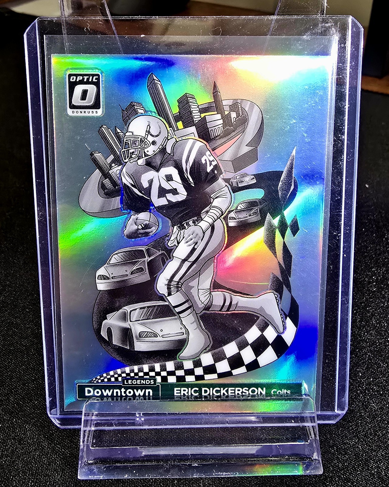 2024 PANINI DONRUSS OPTIC DOWNTOWN LEGENDS PRIZM #7 ERIC DICKERSON COLTS