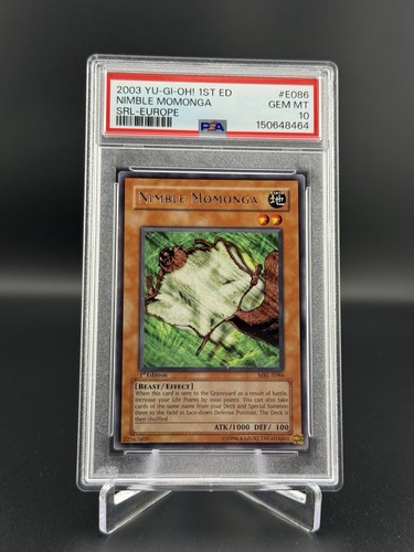 Nimble Momonga MRL-086 European 2003 Yu-Gi-Oh Spell Ruler 1st Edition GEM PSA 10