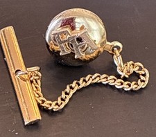 10k Gold-Initials  PH  or  FH  Monogram Pin O...