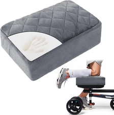Soft Velvet Knee Scooter Cushion Cover, Memory Foam Pad Knee Walker Accessori