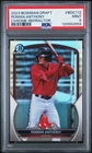 PSA 9 2023 Bowman Draft #BDC-112 Roman Anthony Chrome Refractor Rookie