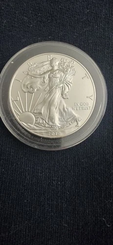 2012 Silver American Eagle Brilliant Unc. 1oz Troy Ounce .999 Fine Silver