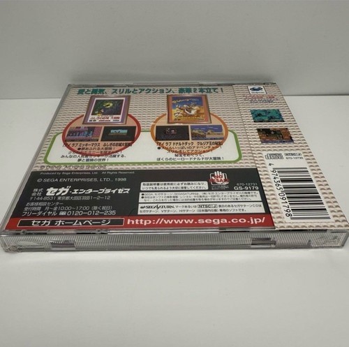 SEGA Ages: I Love Mickey & Donald (Sega Saturn, 1998) Japan Factory Sealed New - Picture 4 of 14