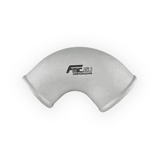 FMIC Aluminium Reduzierbogen 90&deg; 63-76mm Ladeluft Rohrbogen