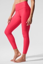 ALO Yoga Airlift 7/8 Leggings XS Hot Pink Lava High Rise NWOT