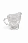 Vintage Anchor Hocking Wexford Small Glass Pitcher Creamer 4" Clear