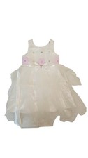 American Princess brand Wedding Fancy Girl Dress Pink Flowers Sz 3T New