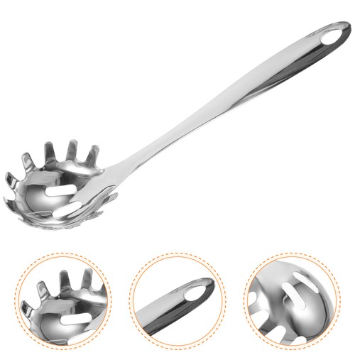 Colador de espaguetis de acero inoxidable para fideos utensilios de cocina - Imagen 10 de 12