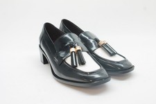 Franco Sarto Women's L-Donna Black/White Loafers 8M FS