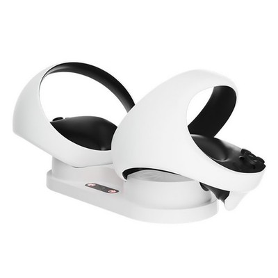Dual Controller Charger Charging Dock Station Stand Base Holder For PS5 PS VR2