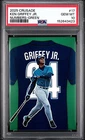 2025 Panini Crusade Ken Griffey Jr. Green Prizm NUMBERS Insert #218/299!  PSA 10