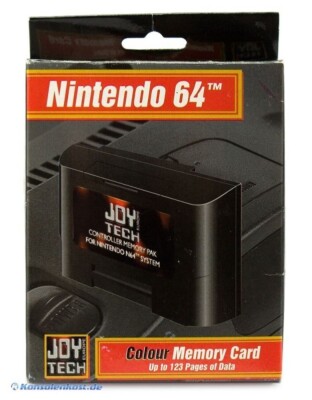 N64 - Memorycard / Speicherkarte / Controller Pak #schwarz [Joy Tech]