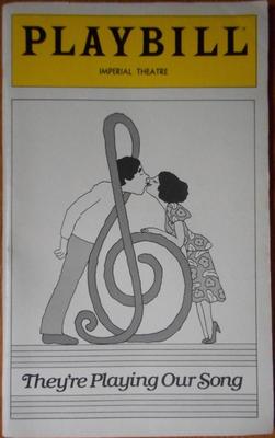 Playbill They're Playing Our Song Diana Canova  Ted Wass 1981 Carole Bayer Sager