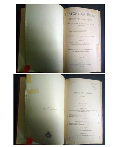 History of Rome and Of the Roman People by V Duruy, VTG 1883 Boston II/VII VOLS - Picture 4 of 4