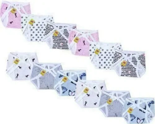 7 PCS Baby Nappies Langot Cotton Cloth Washable Hosiery Reusable 0 TO 6 MONTH - Picture 5 of 9
