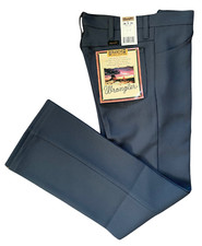 NWT Men's Wrangler  Wrancher Dark Gray 82SL Polyester Jean Pants Multi Size