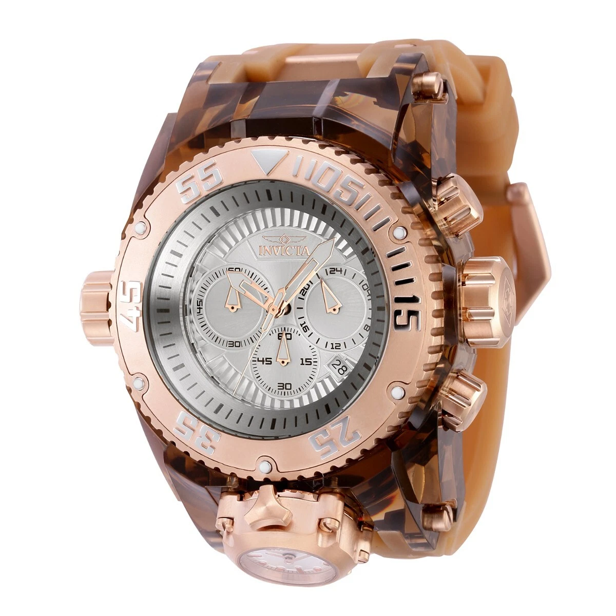 Invicta rose gold mens watch sale