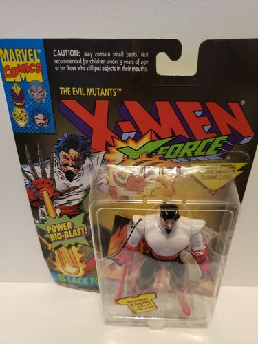 Marvel X-MEN X-Force Figura Tom Negro Juguete Biz 1994 Nueva Sellada - Imagen 4 de 7