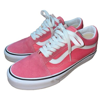 VANS Old Skool Classic Bright Pink Womens Mens Skateboard Shoes Low  Top
