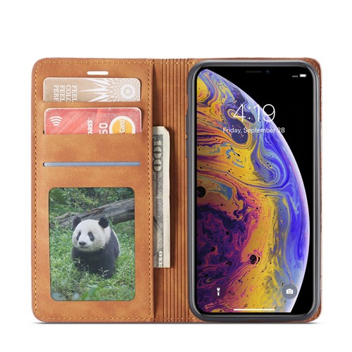 For iPhone 16e/16/15/14/13/12/11 XR SE 8 Magnetic Wallet Case Leather Flip Cover - Picture 20 of 24