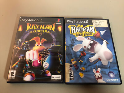Rayman Raving Rabbids & Rayman Arena Both CIB Sony PlayStation 2, 2006)