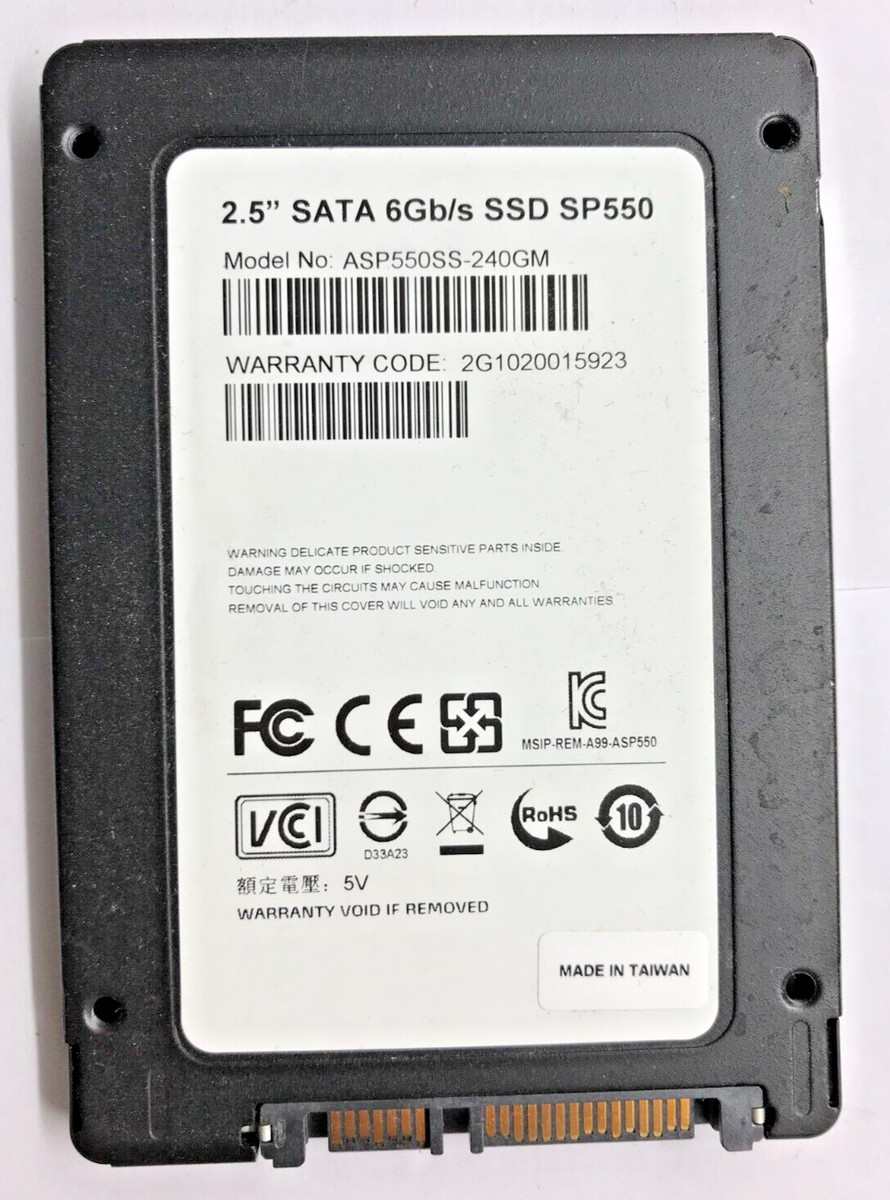 ADATA Premier SP550 SSD 240GB SATA FESTPLATTE ASP550SS-240GM 2,5 