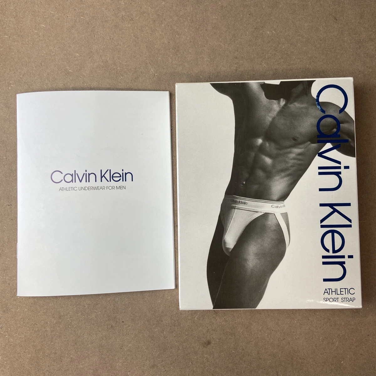 Vintage 1990’s Calvin Klein Athletic Underwear Sport Strap EMPTY BOX W/  Insert