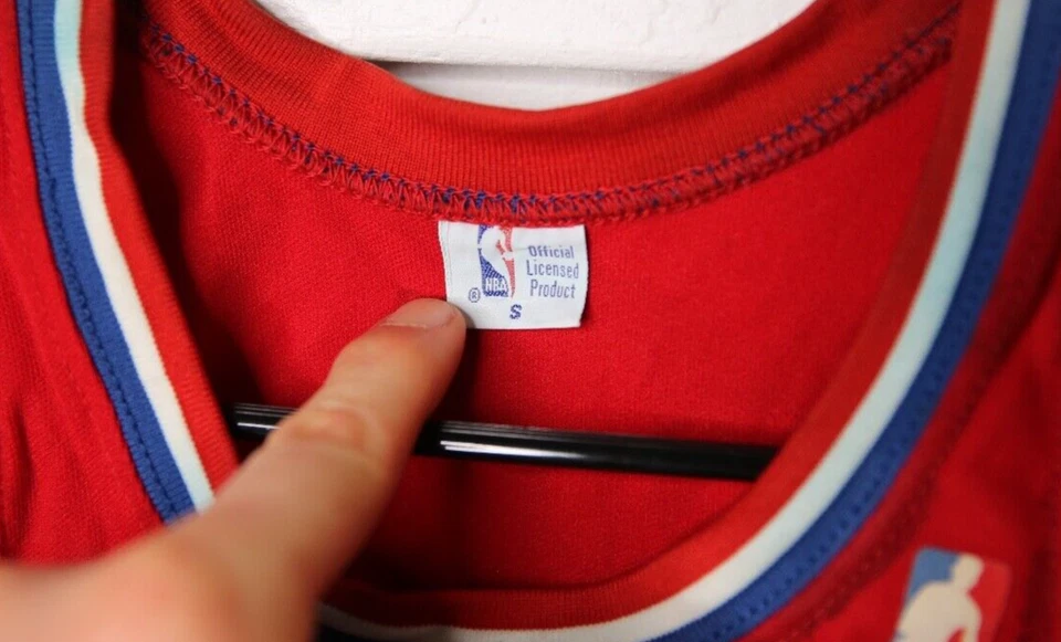 Philadelphia 76ers NBA Basketball Jersey Sand Knit Julius Erving MacGregor VTG - Image 4 of 4