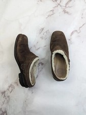 Ugg Slip On Women 5 Shoreham Shoes Suede Furr Shearling Slippers 5380 Slip On