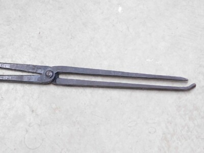 Vintage Blacksmith Foundry Metal Working #6 NEEDLE NOSE TONGS SHEET ROLLING SI