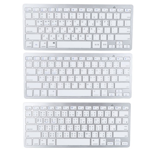 BT Keyboard Bilingual Super Slim Scissor Switch Wireless Keyboard For PC Lap Kit - Picture 7 of 32