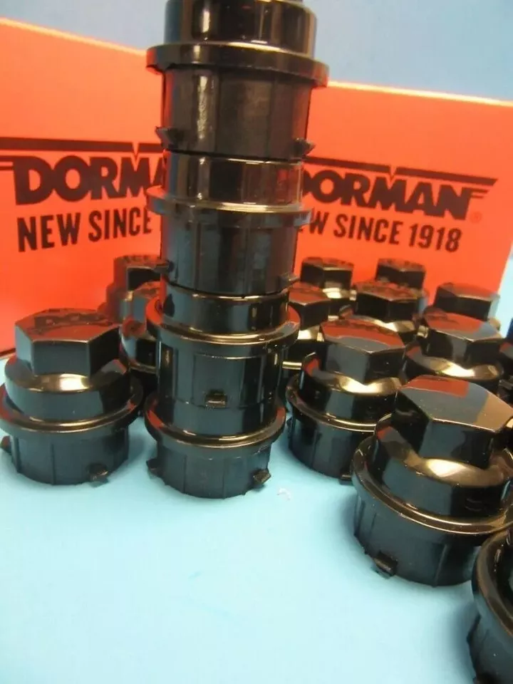 5 Wheel Nut Covers Replaces GM OEM # 9593028 for Buick Chevy GMC Pontiac Black, - Image 4 of 4
