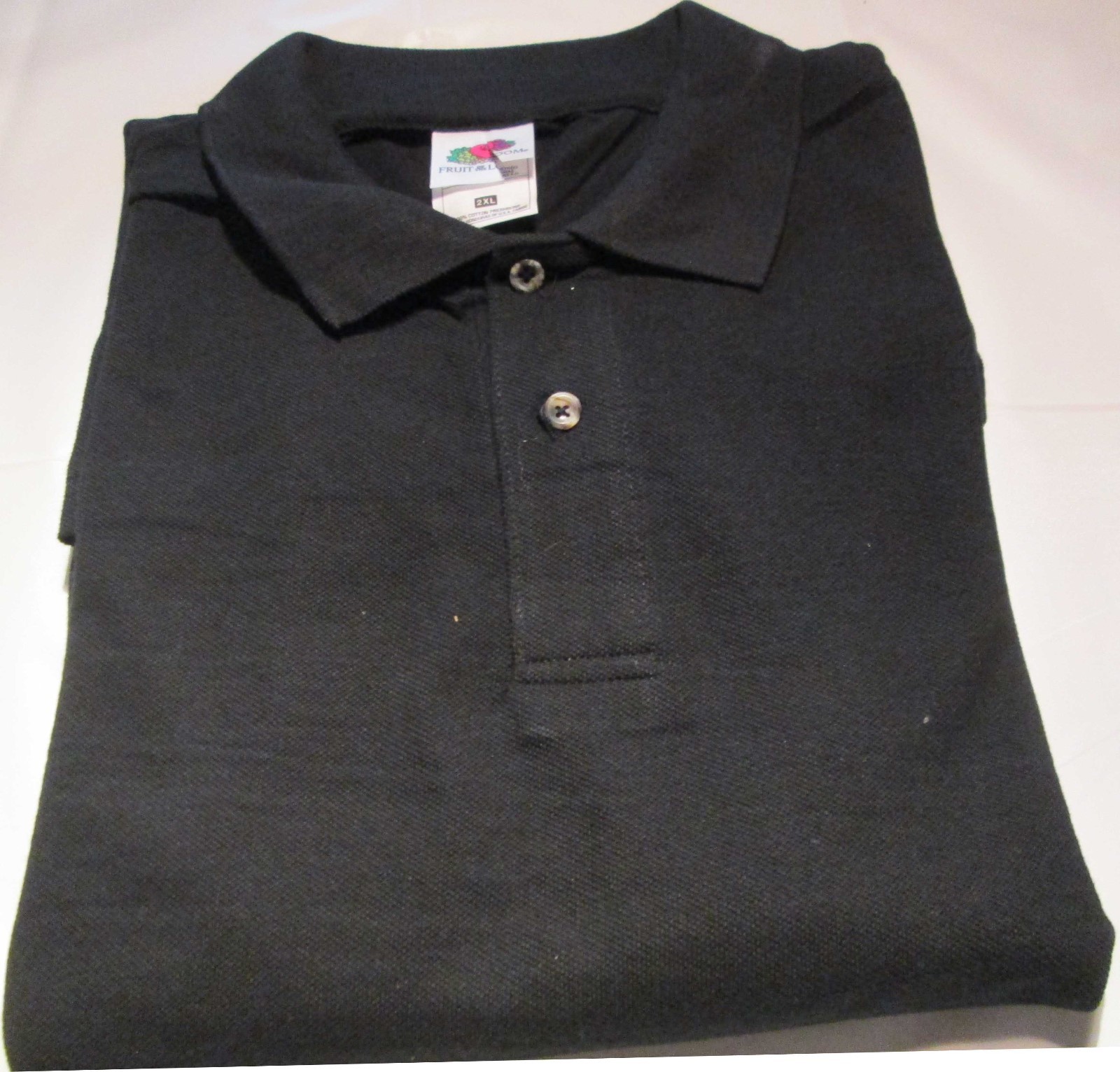 Golf Shirt Fruit of the loom 100 Pc 2X 3X Navy Royal Red Green Gray Black image 6