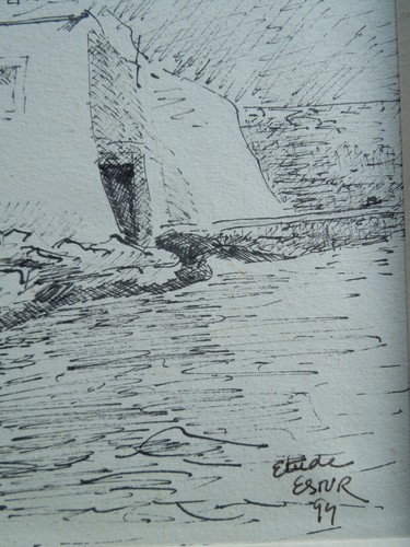 Dessin Phare Encre Estur - Imagen 3 de 3