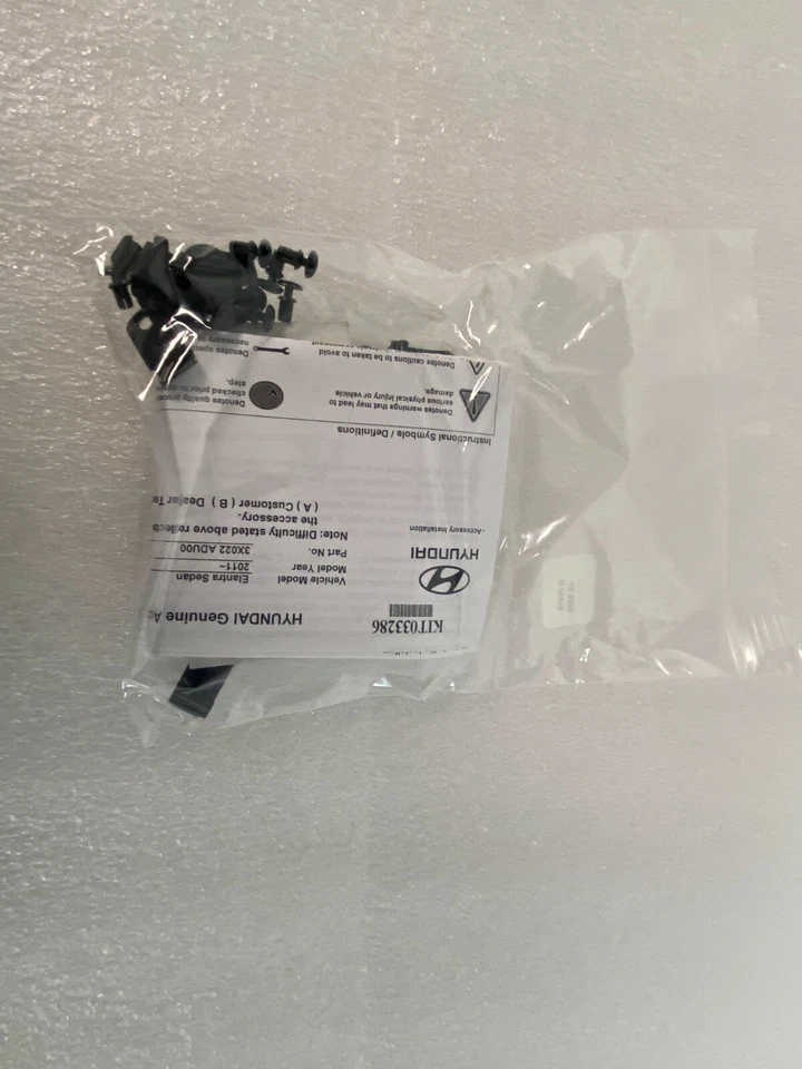 Hyundai Elantra 2011-2016 Side Window Vent Visor Sun Rain Deflector Guard OEM - Image 4 of 4